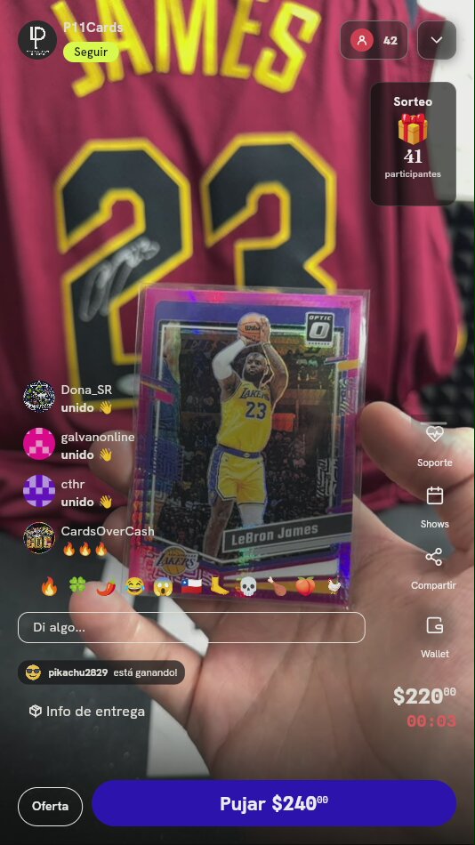 Carta LeBron James Donruss Optic Pink