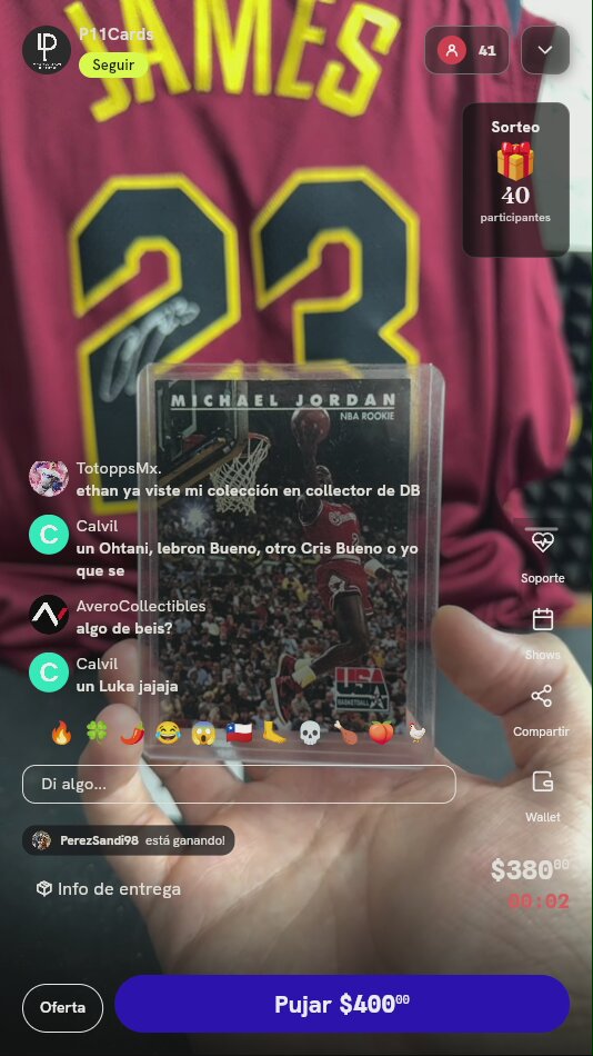 Cartas de Michael Jordan y Dragon Ball