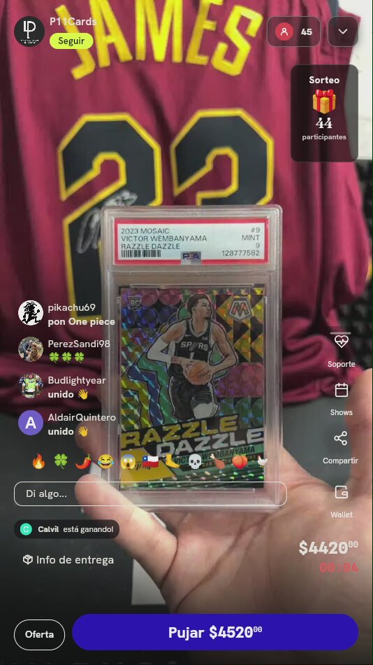 Victor Wembanyama Mosaic Razzle Dazzle PSA 9