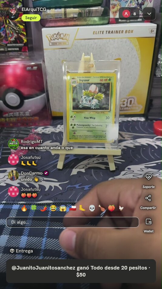Carta Pokémon Ivysaur Base Set