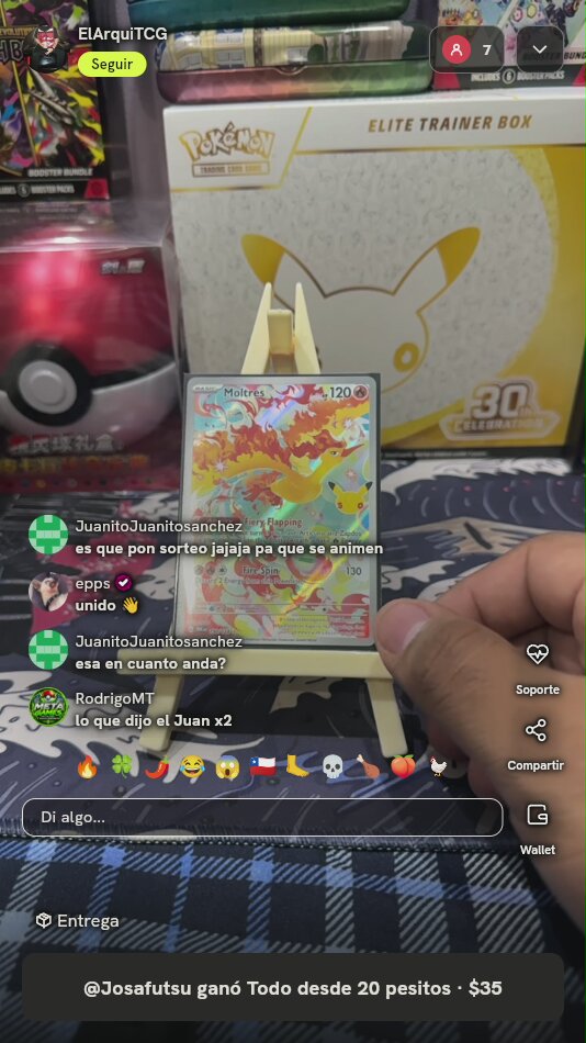 Moltres 30th Celebration Illustration Rare