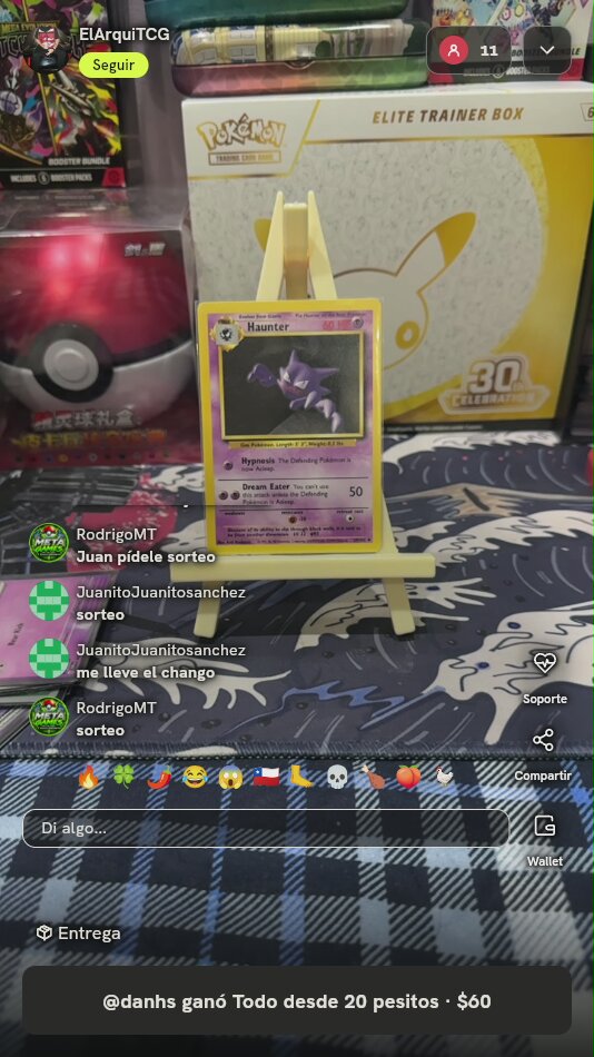 Carta Pokémon Haunter Base Set