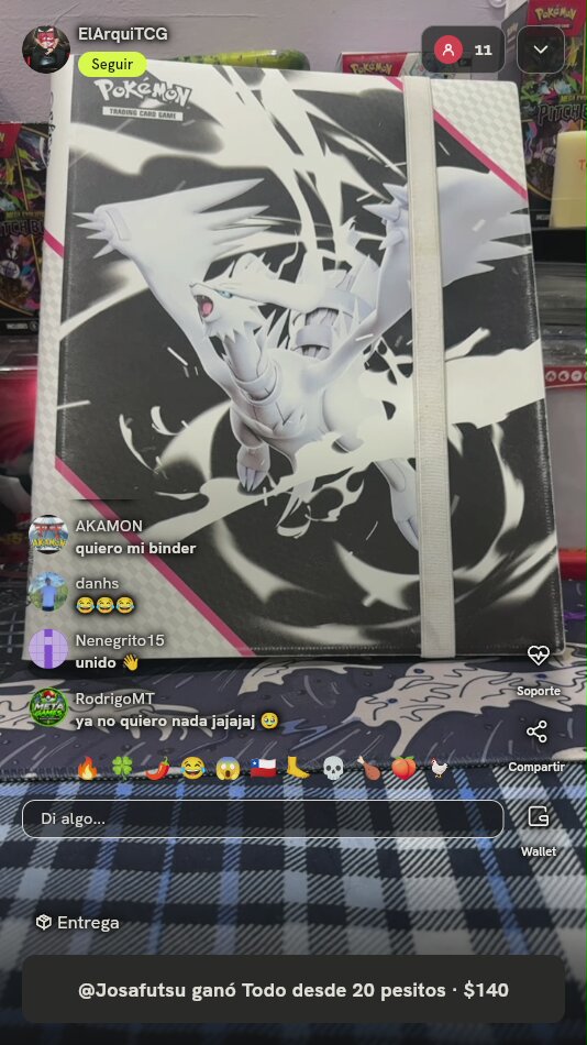 Carpeta Binder Pokémon Reshiram