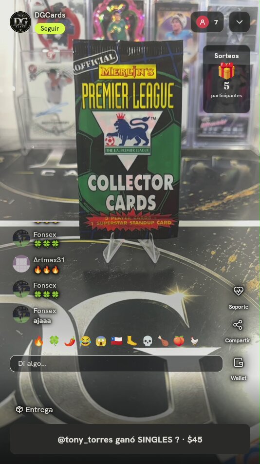 Merlin's Premier League Collector Cards