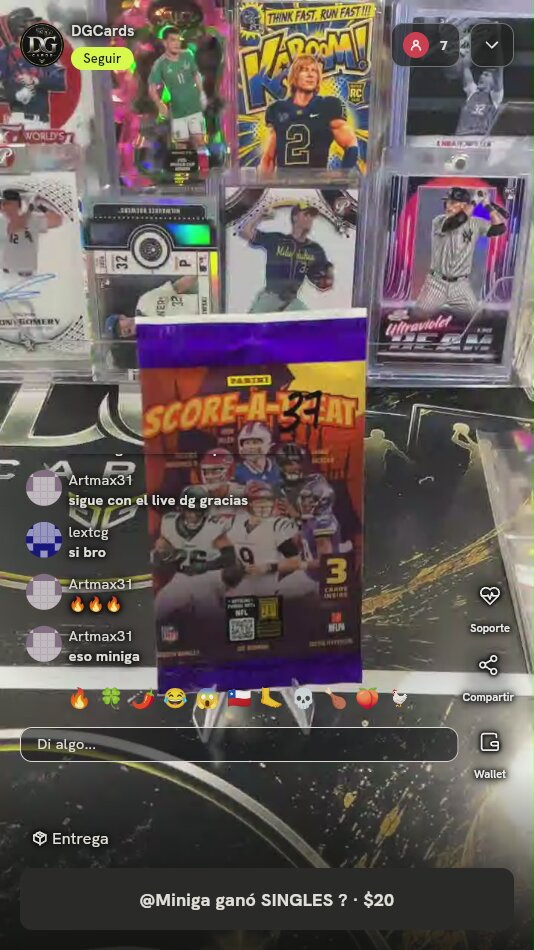 Paquete Panini Score-A-Treat NFL
