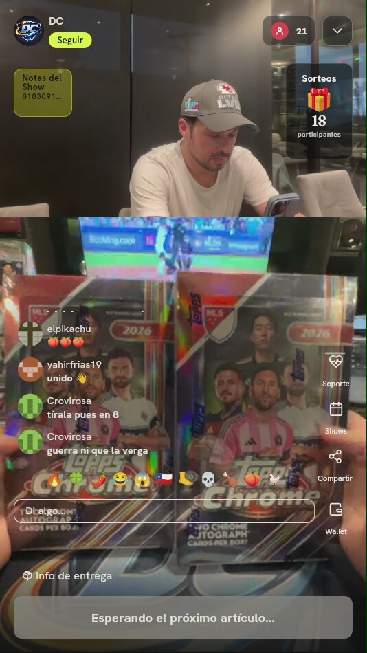 Caja Topps Chrome MLS 2026 Hobby Box
