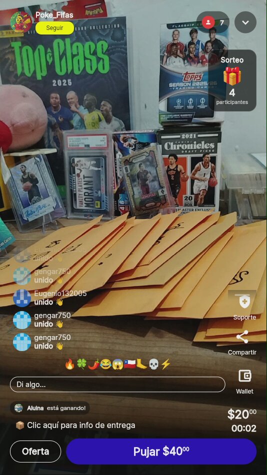 Cartas coleccionables variadas: ¡a $20!