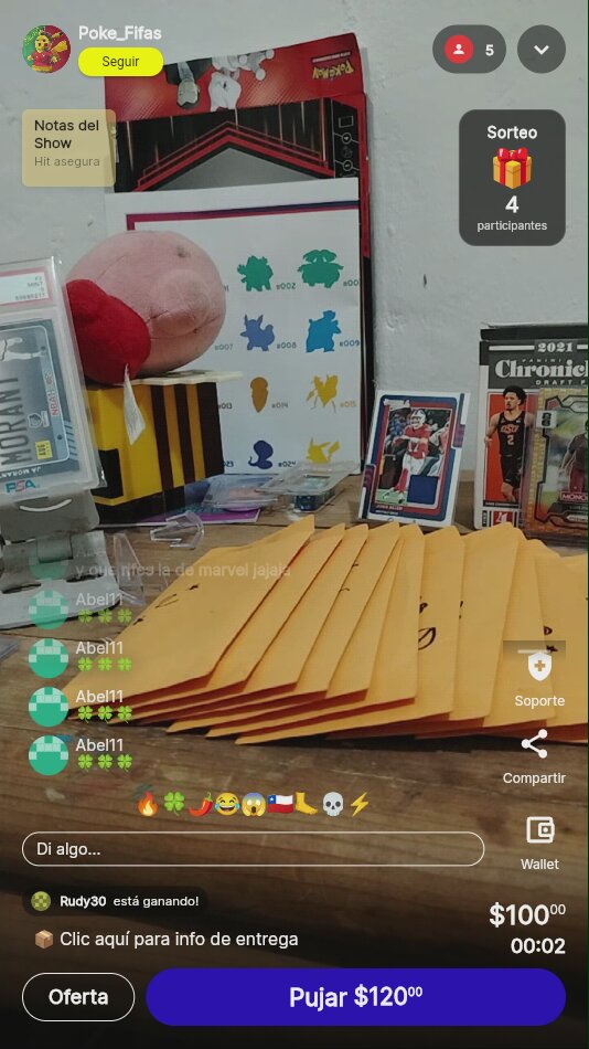 Sobre sorpresa Pokémon TCG