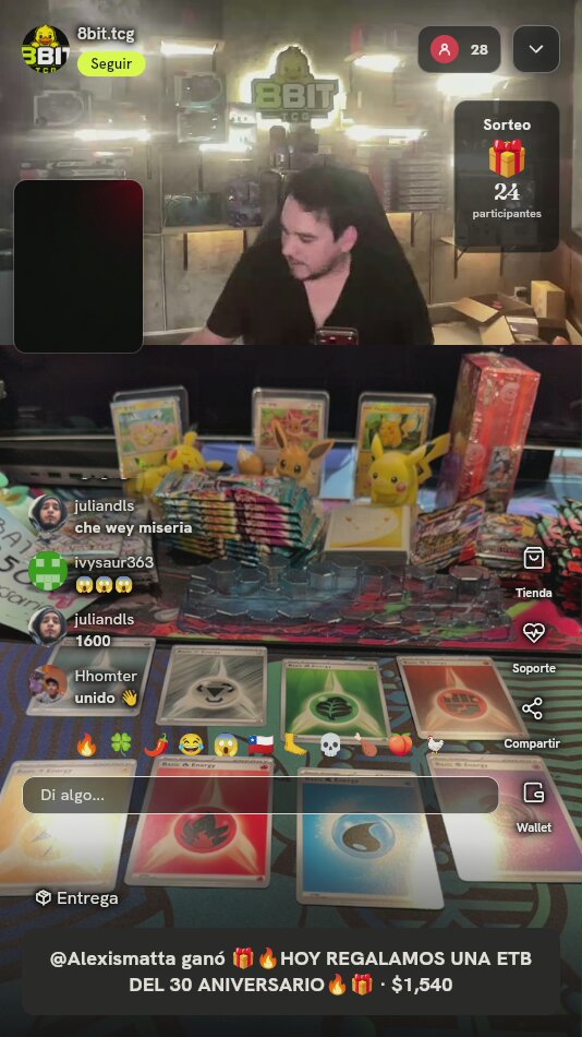 Lote Cartas Energía Básica Pokémon