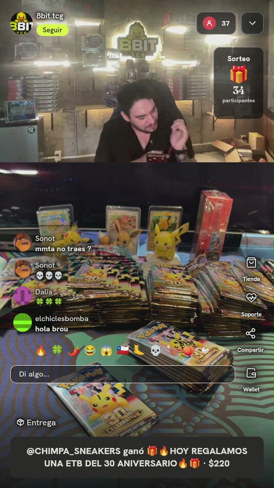 Lote de Sobres Pokémon TCG