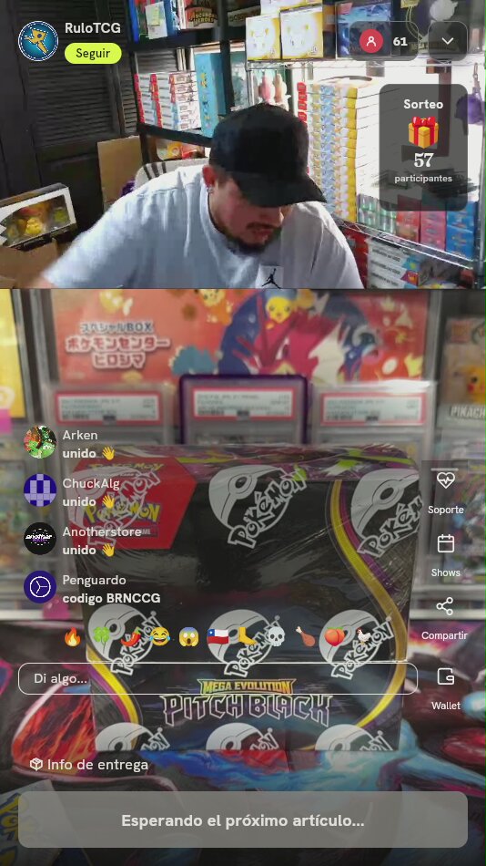 Booster Box Pokémon Mega Evolution Pitch Black
