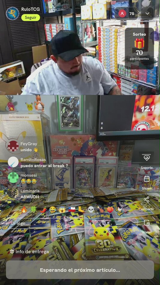 Lote Sobres Pokémon TCG Celebrations