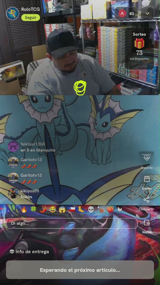 Caja de Colección Vaporeon Pokémon TCG