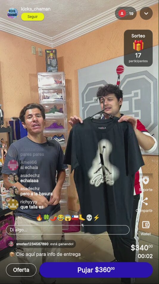 Camiseta Jordan Estampada Subastada
