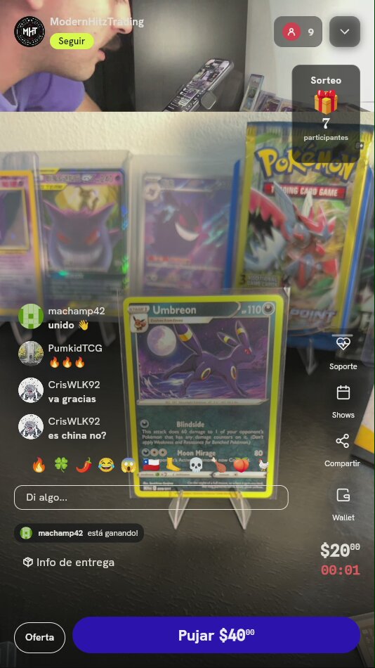 Carta Pokémon Umbreon