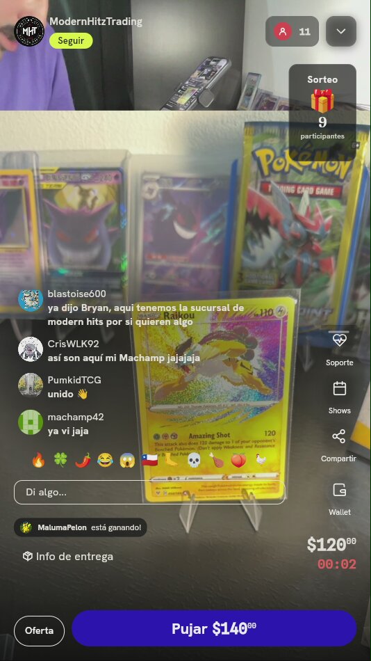 Carta Raikou Amazing Rare Vivid Voltage