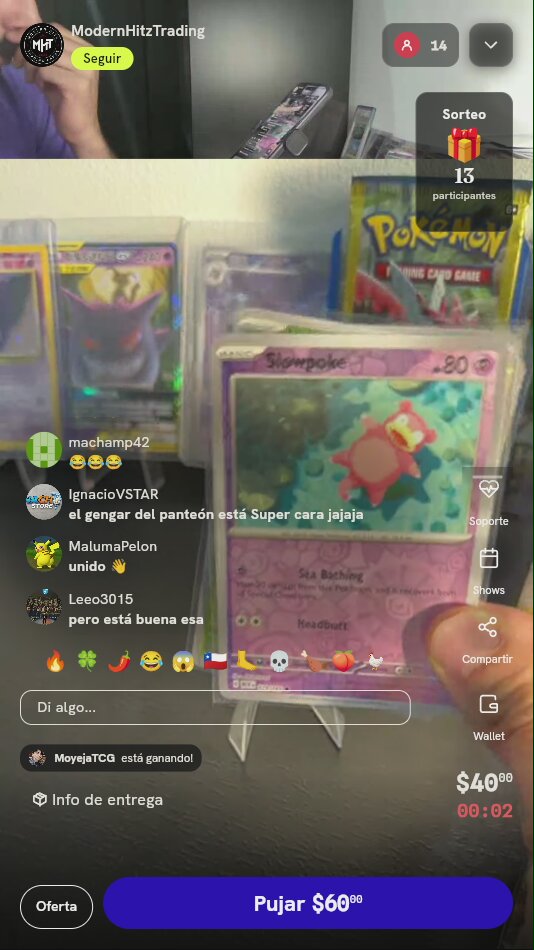 Carta Pokémon Slowpoke 151 Reverse Holo