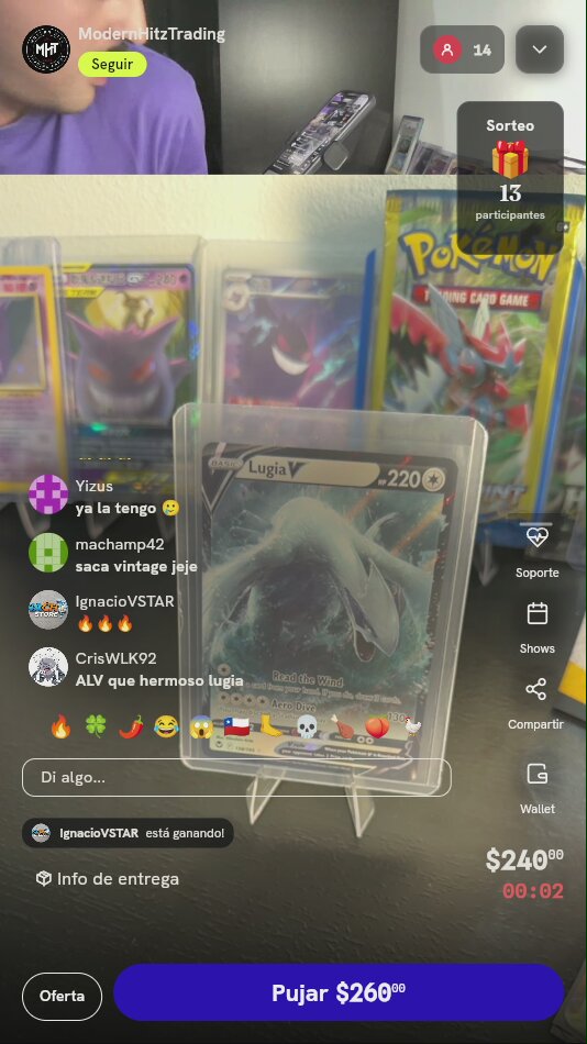 Carta Pokémon Lugia V #138/195