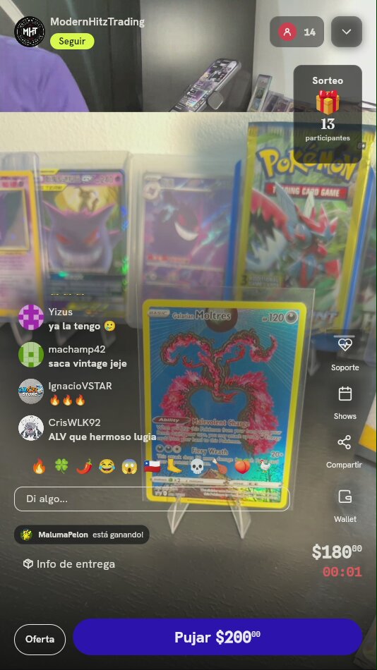 Carta Galarian Moltres SWSH284 Promo
