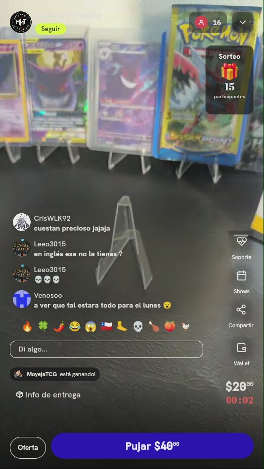 Lote de 2 Cartas Pokémon SR