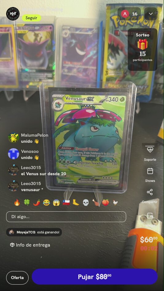 Carta Pokémon Venusaur ex 151
