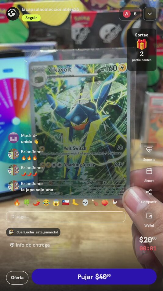 Carta Pokémon Vikavolt Illustration Rare