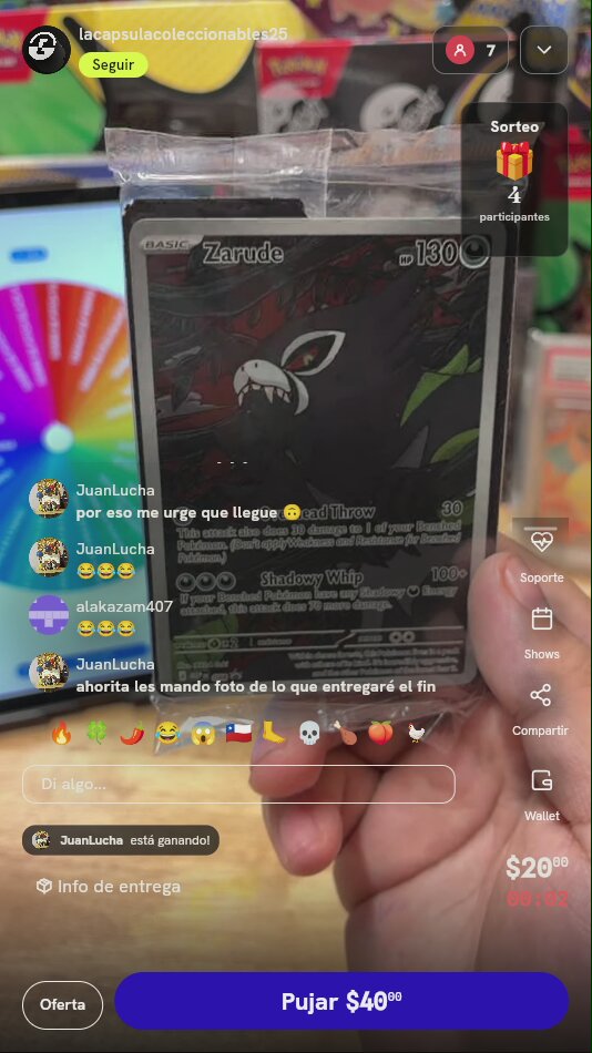 Carta Pokémon Promo Zarude #088