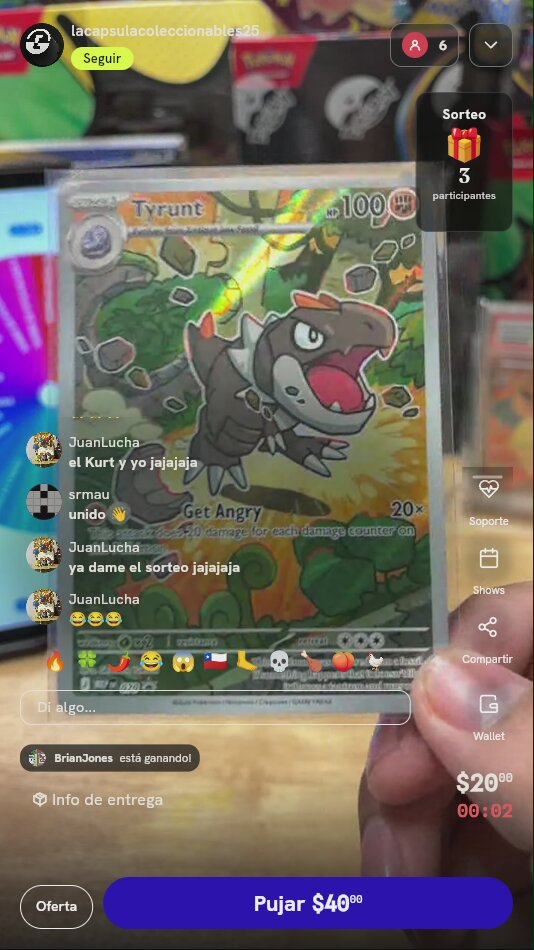 Carta Pokémon Tyrunt Promo #070