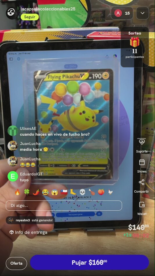 Carta Flying Pikachu V Celebrations