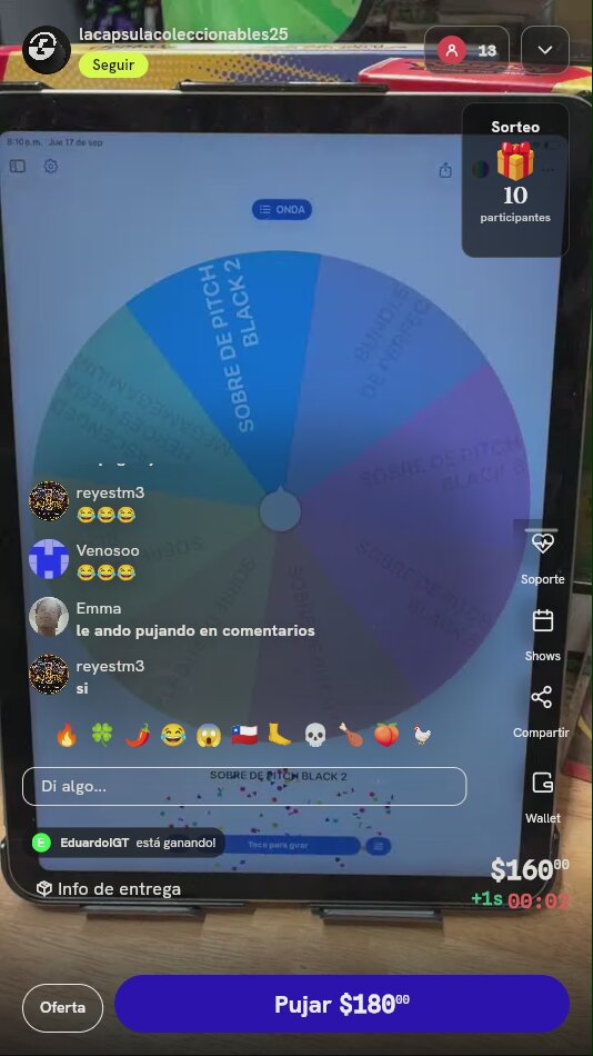 Giro de Ruleta Pokémon TCG