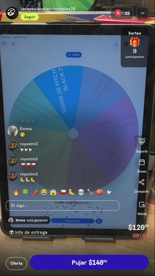 Ruleta Pokémon: Sobre Pitch Black