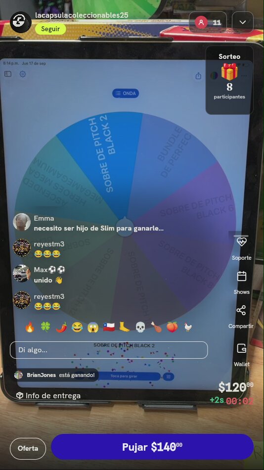 Tiro en Ruleta Pokémon TCG