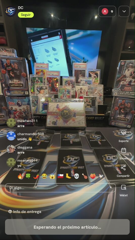 Sobres Misteriosos DC Dynasty Card Vault
