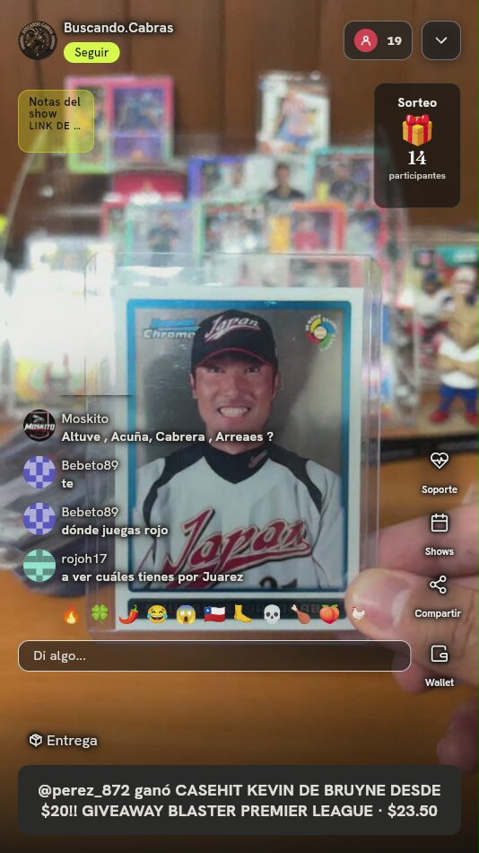 Carta Mitch Haniger Bowman Chrome Gold