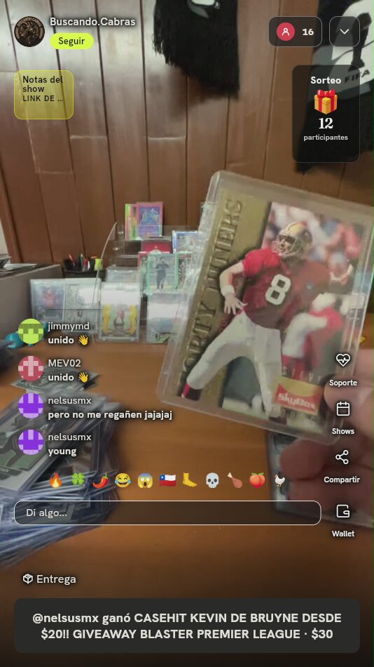 Carta Donruss Football Autografiada