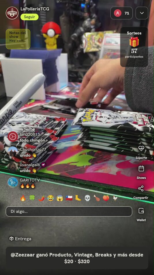 Lote de Sobres Pokémon
