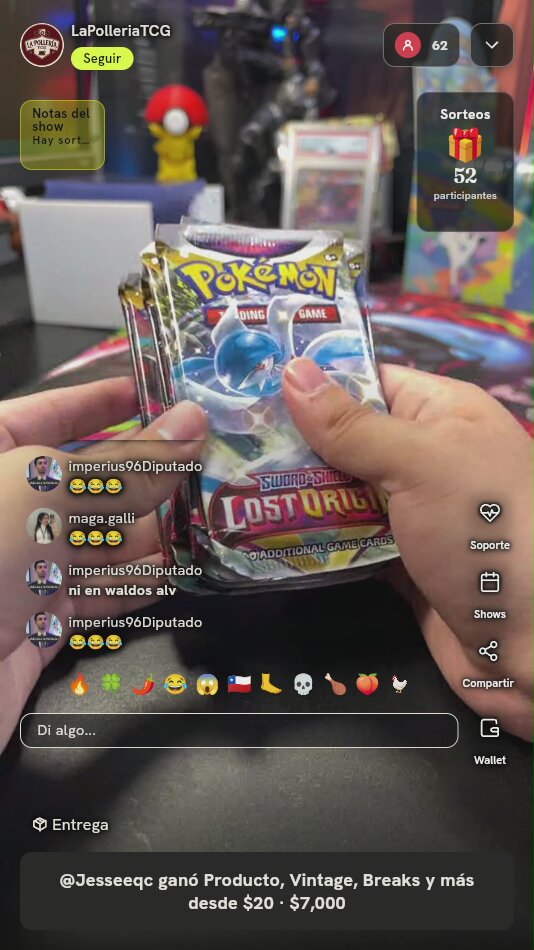 Lote Sobres Pokémon Lost Origin