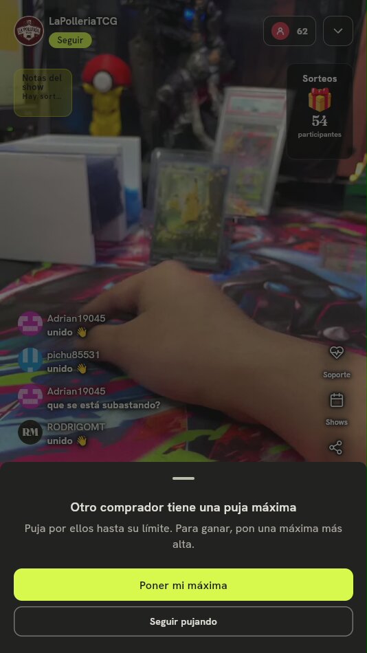 Carta Pikachu V Pokémon