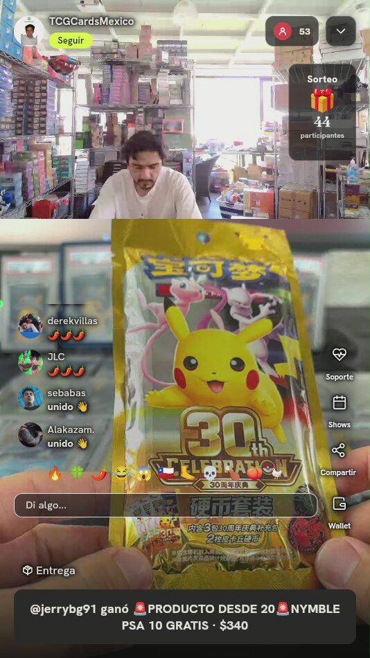 Sobre Pokémon 30th Celebration Chino