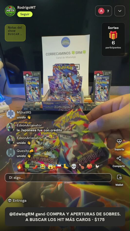 Sobres Pokémon Mega Evolution Pitch Black
