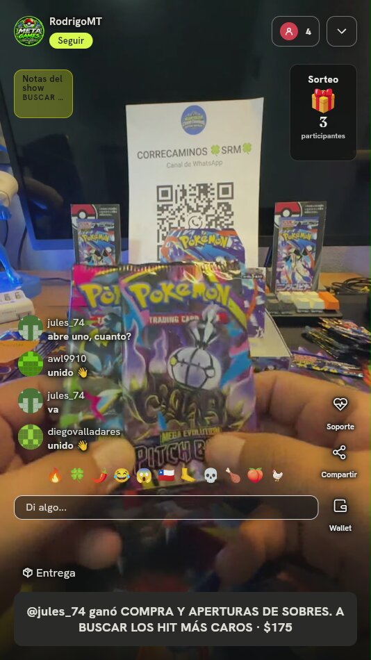 Sobres Pokémon Mega Evolution Pitch Black