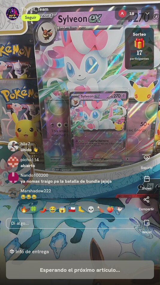 Caja Pokémon Sylveon ex Celebrations