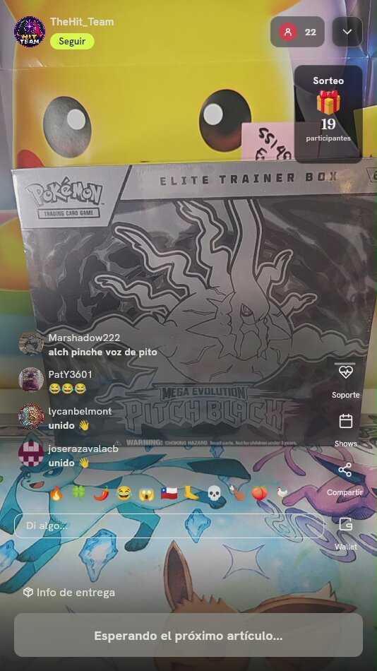 Elite Trainer Box Pokémon Pitch Black