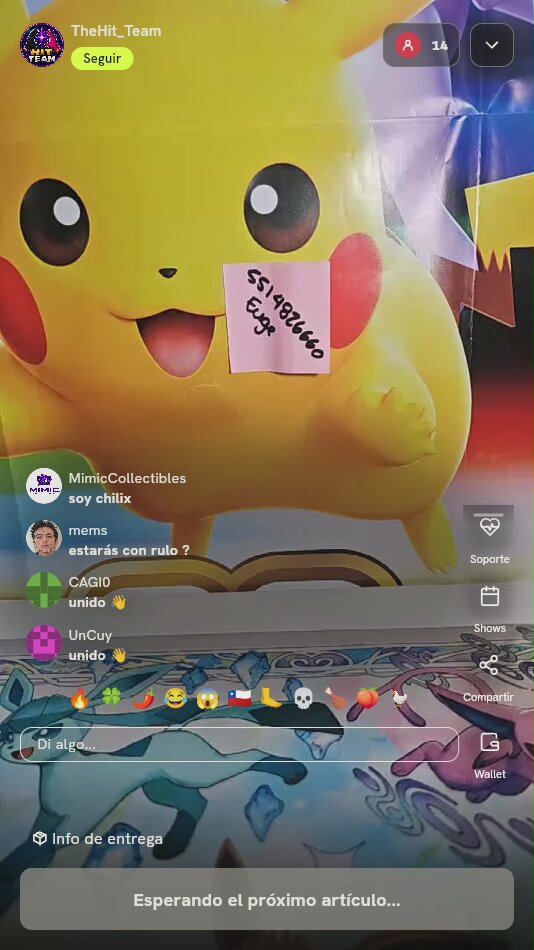 Póster Coleccionable de Pikachu