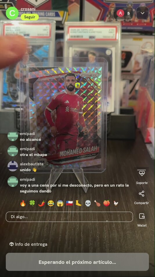 Carta Mohamed Salah Panini Prizm