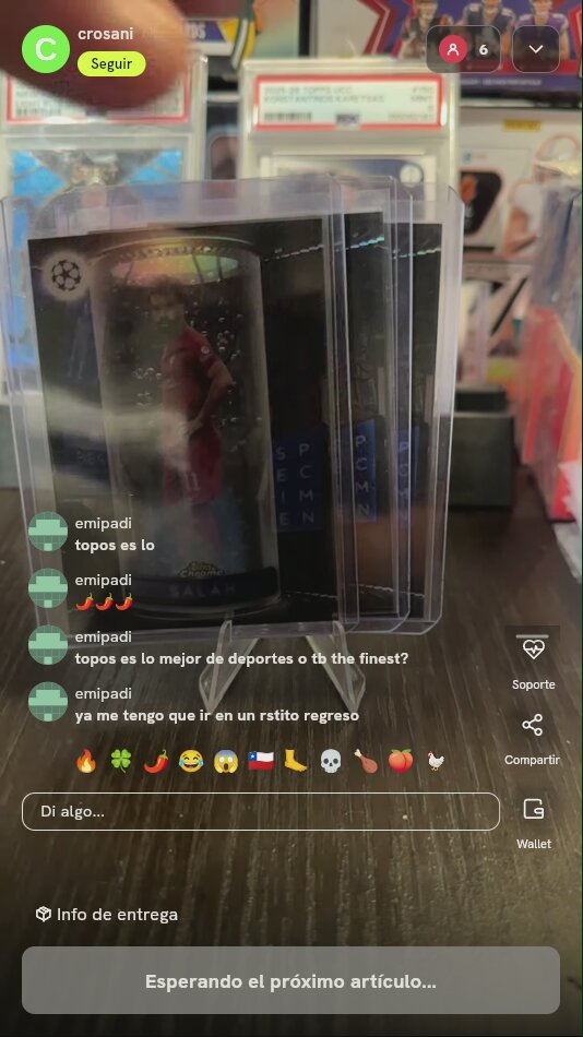 Carta Topps Chrome Mohamed Salah