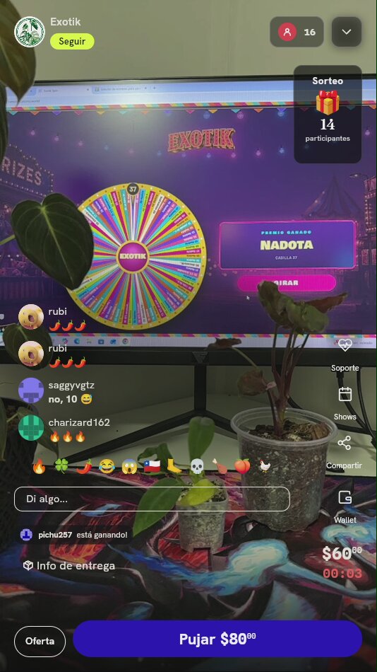 Tiro de Ruleta Exotik