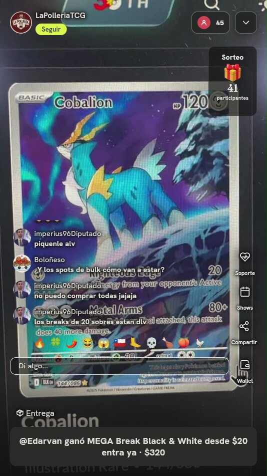 Cobalion 144/086 Black Bolt