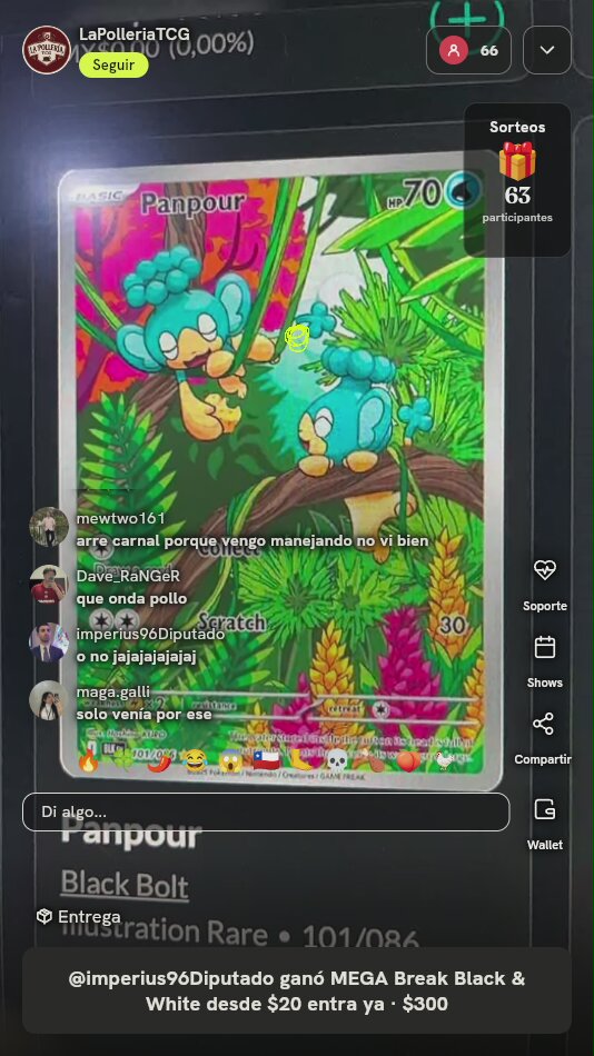 Carta Pokémon Panpour Illustration Rare