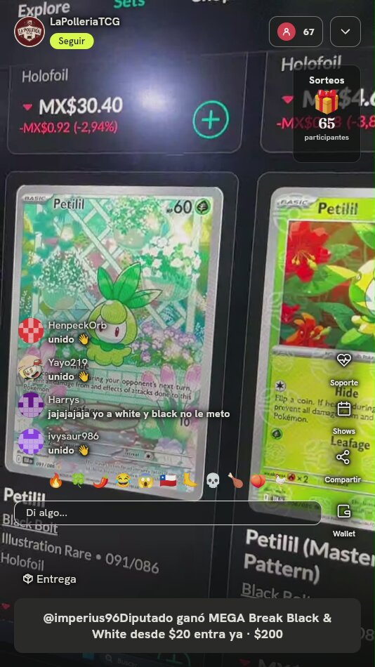 Carta Pokémon Petilil Illustration Rare